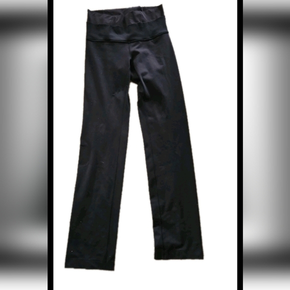 Lululemon Womens Black Straight-Up Athleisure Casual Full-On Luon Pant 6 - Picture 5 of 12